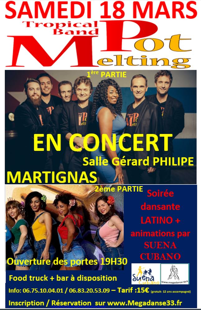 Soire latino 18 mars 2023